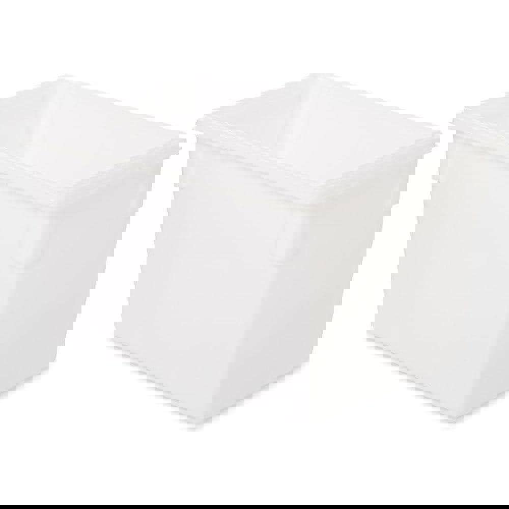 Food/Tote Boxes, 21.5 gal, 26 x 18 x 15, White, Plastic